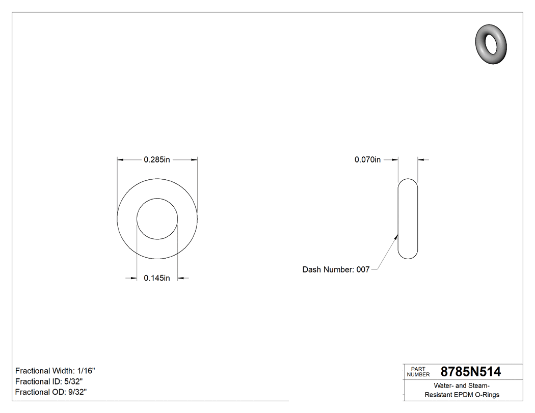 Technical drawing - 8785N514